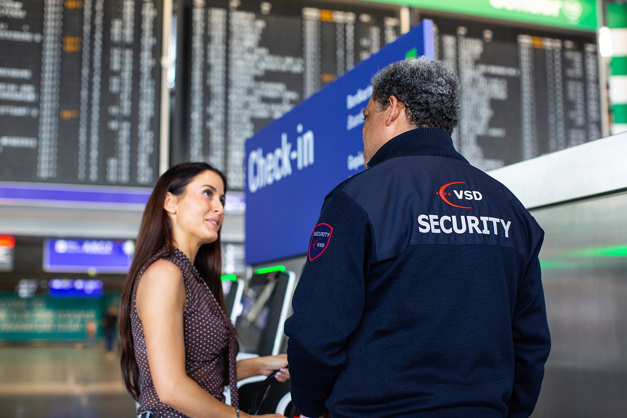 VSD Victory Sicherheitsdienste GmbH – Security-Mitarbeiter im Passagierservice und Aviation Security am Check-in des Flughafen Frankfurt
